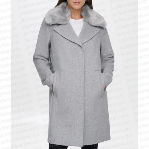 Abbott Elementary Sheryl Lee Ralph Gray Coat - Image 4