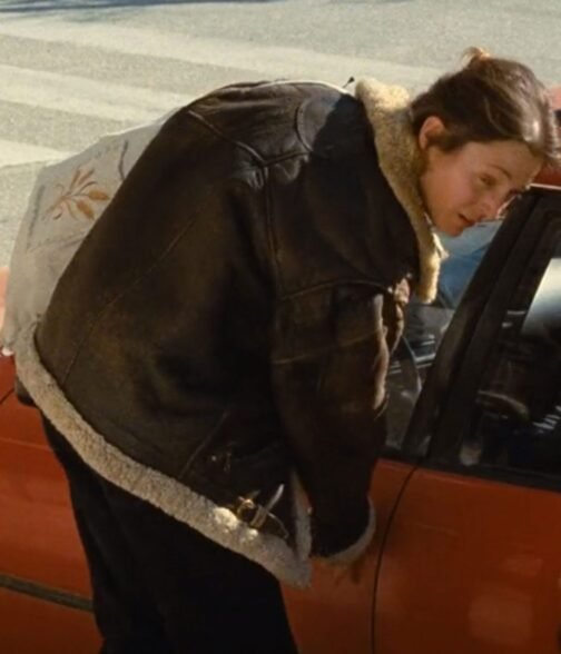 Beckett Vicky Krieps Shearling Jacket - Image 5