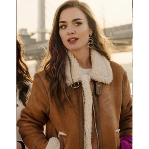 Private Lesson Bensu Soral Shearling Jacket - Image 2
