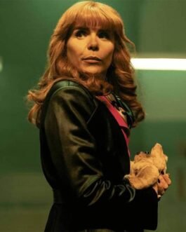 Pennyworth S03 Paloma Faith Black Leather Coat