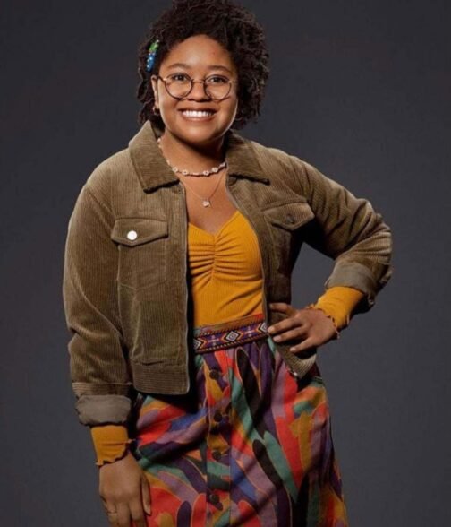 Anjelika Washington Stargirl Season 02 Corduroy Jacket - Image 2