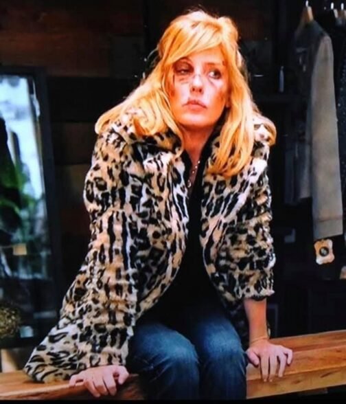 Yellowstone Kelly Reilly Cheetah Print Coat - Image 6