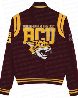 Bethune Cookman Brown Varsity Wool Jacket
