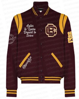 Bethune Cookman Brown Varsity Wool Jacket