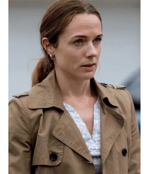 Kerry Condon Better Call Saul Cotton Trench Coat - Image 2