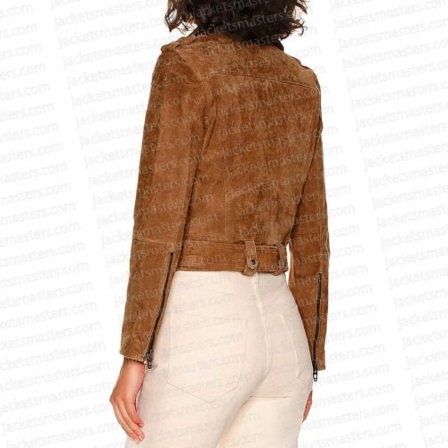 Better Things S05 Pamela Adlon Suede Jacket - Image 3