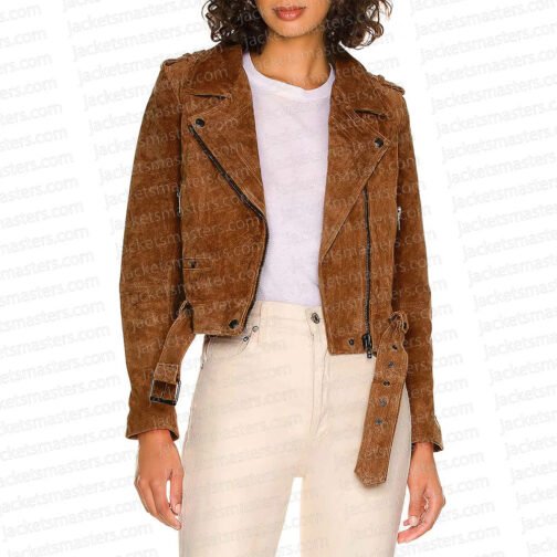 Better Things S05 Pamela Adlon Suede Jacket - Image 4