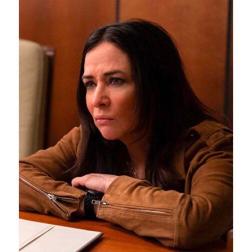 Better Things S05 Pamela Adlon Suede Jacket - Image 2