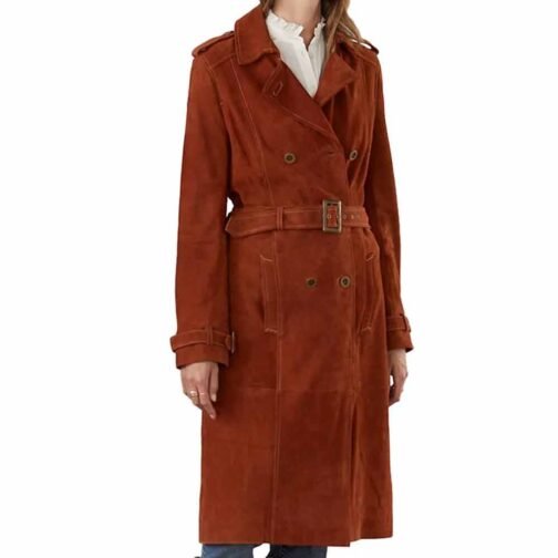 Big Sky Kylie Bunbury Suede Coat - Image 4