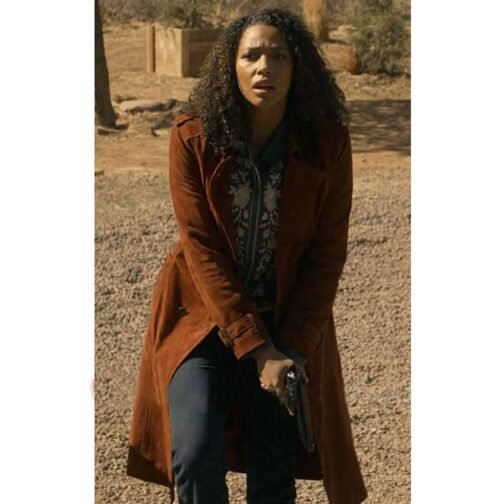 Big Sky Kylie Bunbury Suede Coat - Image 7