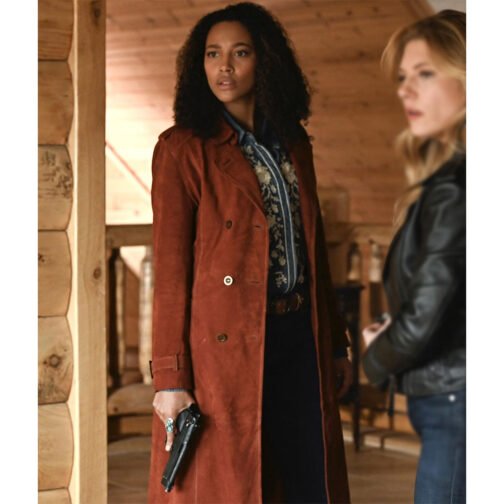 Big Sky Kylie Bunbury Suede Coat - Image 2