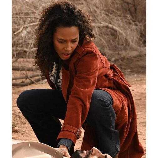 Big Sky Kylie Bunbury Suede Coat - Image 5