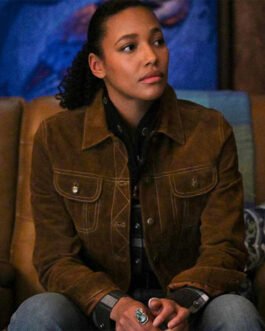 Big Sky Kylie Bunbury Suede Leather Jacket
