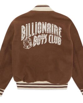 Billionaire Boys Club Astro Brown Varsity Wool Jacket