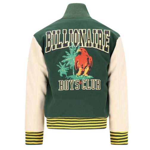 BBC Patch-detailed Button-Up Varsity Jacket - Image 3