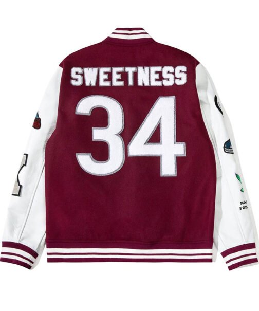Kenya Barris #BlackAF H Letterman Jacket - Image 2