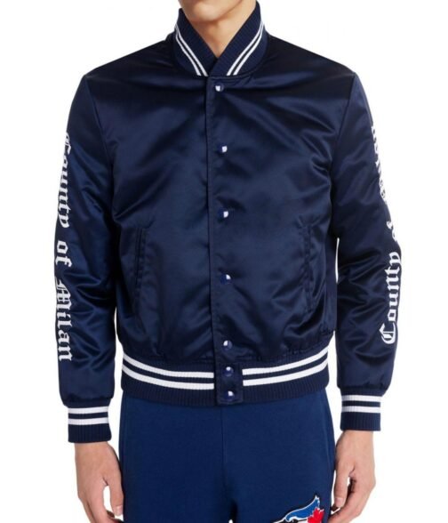 Toronto Blue Jays Camp of Milan Blue Bomber Jacket
