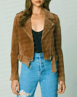 Law and Order Organized Crime Jen Jacob Suede Jacket