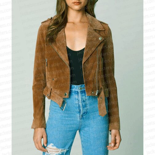 Law and Order Organized Crime Jen Jacob Suede Jacket