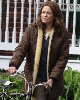 Sigourney Weaver Call Jane Brown Shearling Jacket