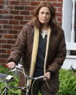 Sigourney Weaver Call Jane Brown Shearling Jacket