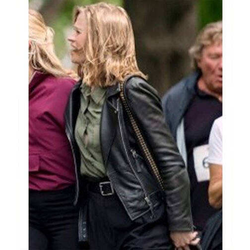 The Love Club Camille Stopps Leather Jacket - Image 6