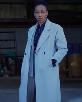 The Good Fight S06 Charmaine Bingwa White Trench Coat