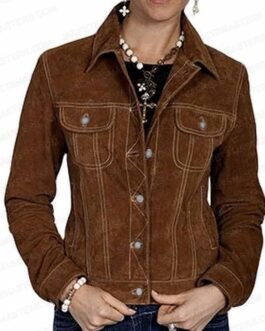 Big Sky Kylie Bunbury Suede Leather Jacket