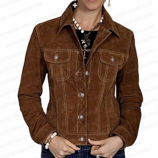 Big Sky Kylie Bunbury Suede Leather Jacket