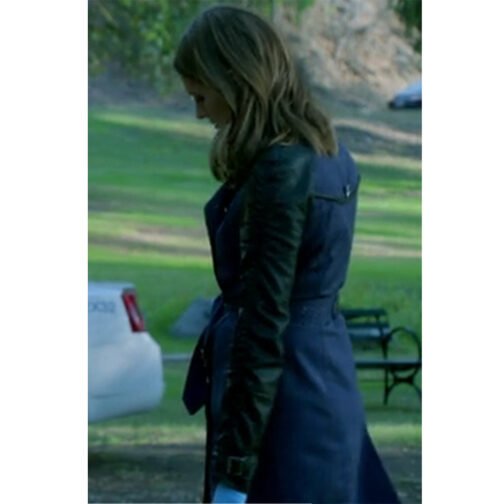 Castle Season 7 Stana Katic Trench Coat - Image 7
