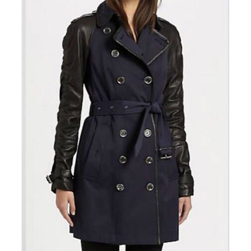 Castle Season 7 Stana Katic Trench Coat - Image 6
