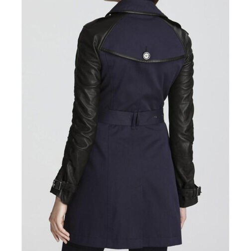 Castle Season 7 Stana Katic Trench Coat - Image 3
