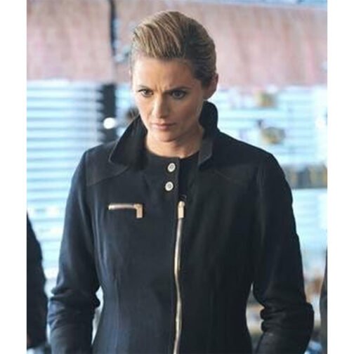 Castle Season 6 Stana Katic Coat - Image 5