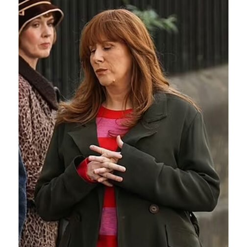 Doctor Who Catherine Tate Green Coat - Image 7