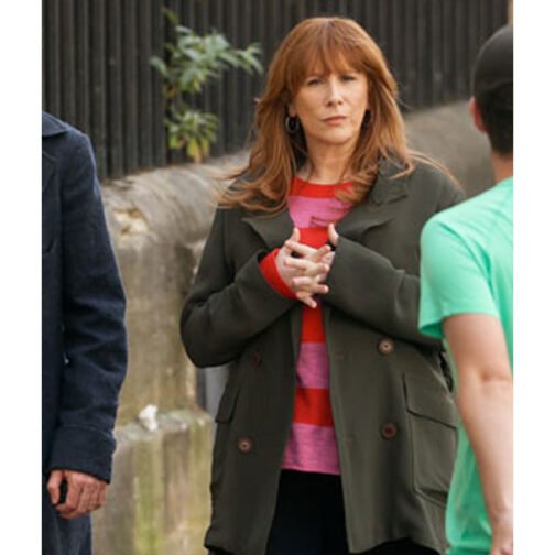 Doctor Who Catherine Tate Green Coat - Image 9