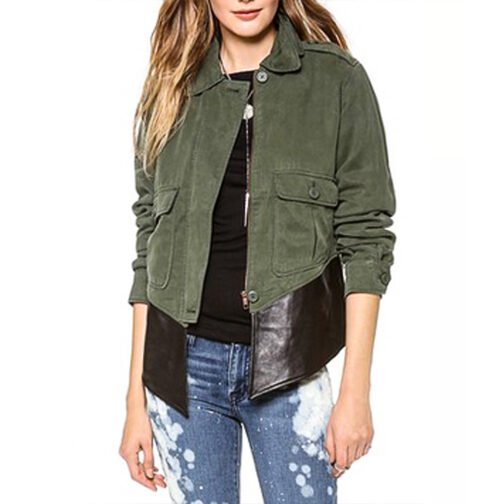 Chasing Life Season 2 Italia Ricci Green Jacket - Image 3