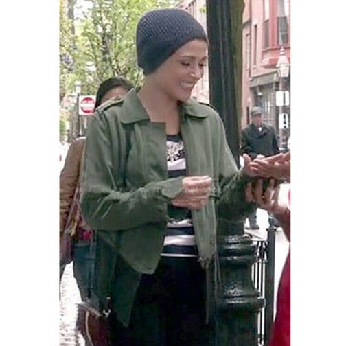 Chasing Life Season 2 Italia Ricci Green Jacket - Image 2