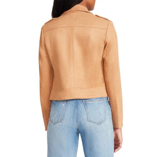 Chesapeake Shores S04 Emilie Ullerup Brown Leather Jacket - Image 3