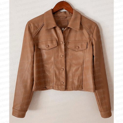 Chicago Med S07 Rachel Dipillo Leather Jacket - Image 3