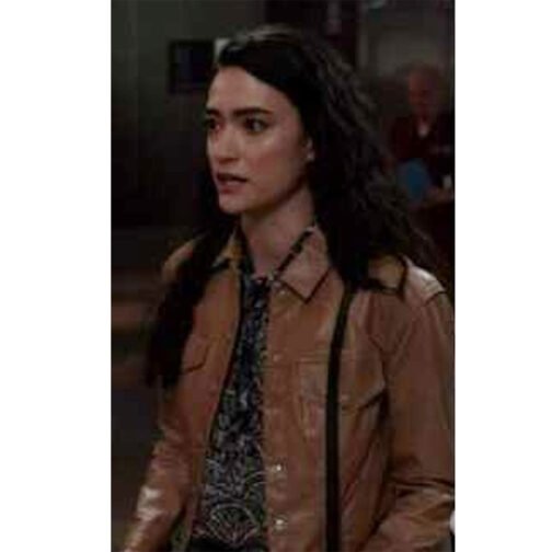 Chicago Med S07 Rachel Dipillo Leather Jacket - Image 2