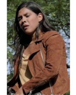 Chicago P.D. S07 Lisseth Chavez Suede Jacket