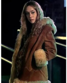 Russian Doll S02 Chloe Sevigny Suede Shearling Coat