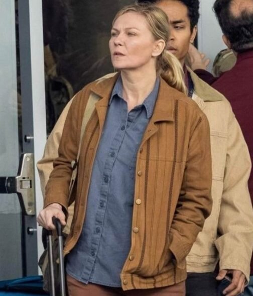 Kirsten Dunst Civil War Brown Jacket