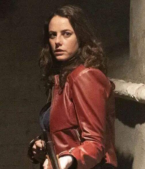 RE Welcome To Raccoon City Claire Redfield Leather Jacket - Image 4