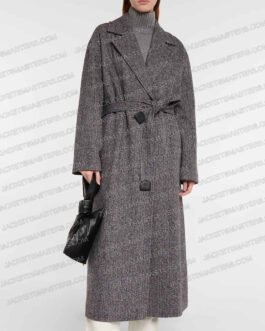 Bojana Novakovic Love Me Grey Coat