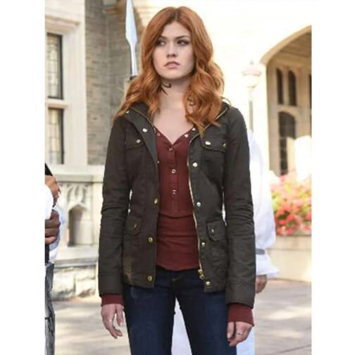 Shadowhunters Katherine Mcnamara Field Jacket