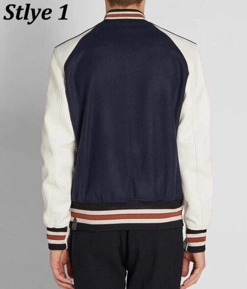 Varsity Icon Leather & Wool Jacket - Image 5