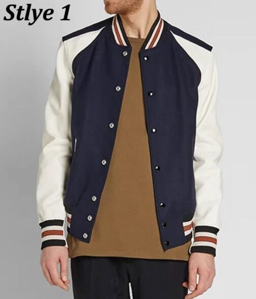 Varsity Icon Leather & Wool Jacket - Image 9