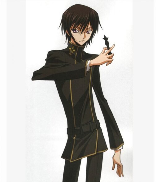 Lelouch Lamperouge Code Geass Cotton Black Jacket - Image 2