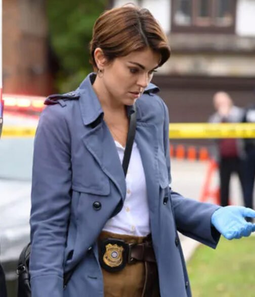 Coroner Serinda Swan Trench Coat - Image 6